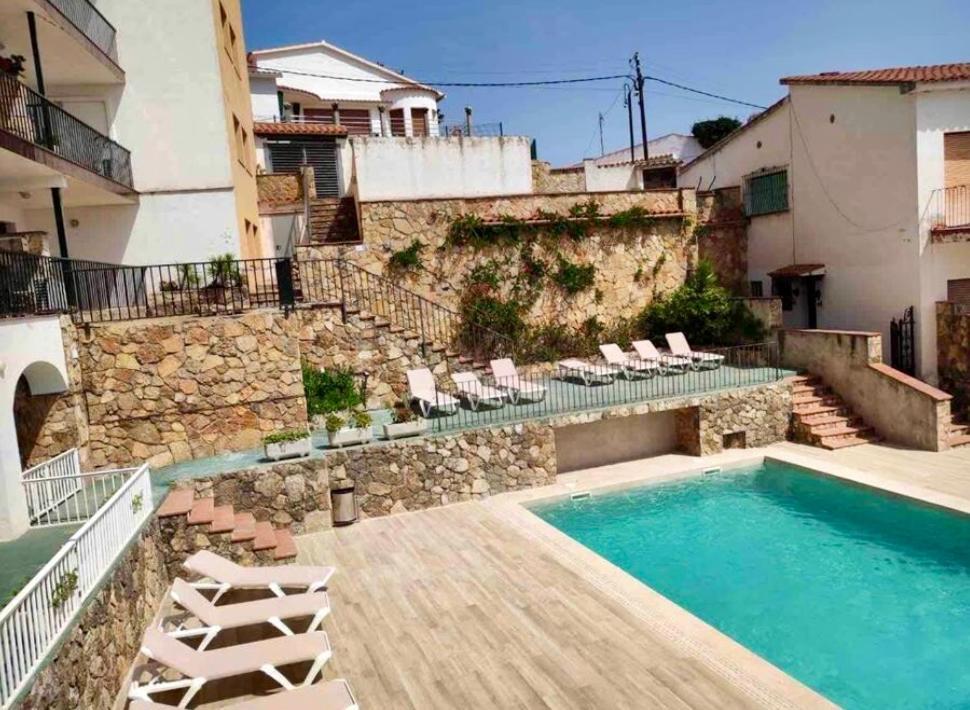 Tossa De Mar, Miramar Con Piscinaアパートメント エクステリア 写真
